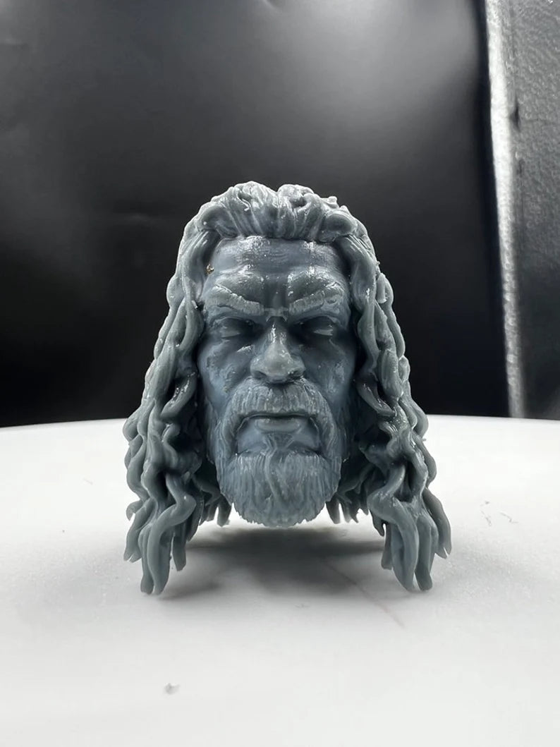 Custom Fish Whisperer Action Figure Head Sculpt